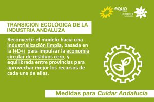 Una transición ecológica de la industria andaluza en Córdoba Verdes Equo Andalucía