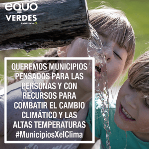 EQUO presenta un plan de ‘Municipios por el clima’ para crear ciudades y pueblos más sostenibles EQUO presenta un plan de ‘Municipios por el clima’ para crear ciudades y pueblos más sostenibles Verdes Equo Andalucía