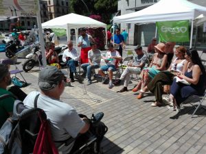 Diario de campaña (#Día10): Campaña a pedales Diario de campaña (#Día10): Campaña a pedales Verdes Equo Andalucía