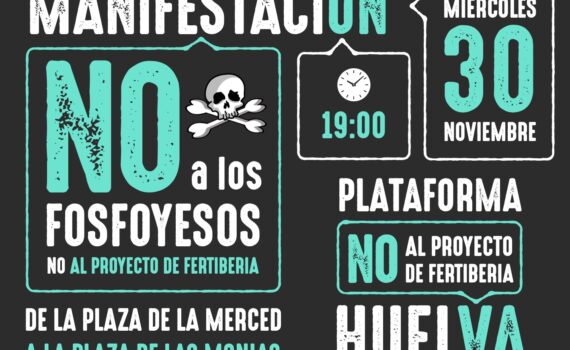 Verdes EQUO Andalucía apoyamos la manifestación convocada contra el proyecto de Fertiberia Verdes EQUO Andalucía apoyamos la manifestación convocada contra el proyecto de Fertiberia Verdes Equo Andalucía