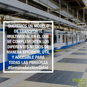 EQUO reclama una movilidad multimodal frente a la apuesta única por el coche EQUO reclama una movilidad multimodal frente a la apuesta única por el coche Verdes Equo Andalucía
