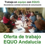 Lanzamos en calle feria “Yo Compro en mi Barrio” para promover el comercio local. Verdes Equo Andalucía