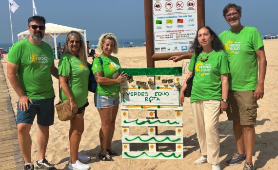 Verdes EQUO Rota inicia la sexta campaña "Orillas sin Colillas" Verdes Equo Andalucía