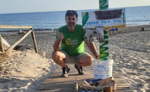 Verdes EQUO Rota pone fin a la campaña "Orillas sin Colillas" Verdes Equo Andalucía