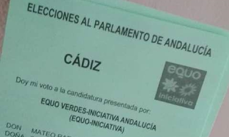 Ya puedes seguir #VotandoVerdeEsperanza en Sanlúcar y toda Andalucía Verdes Equo Andalucía