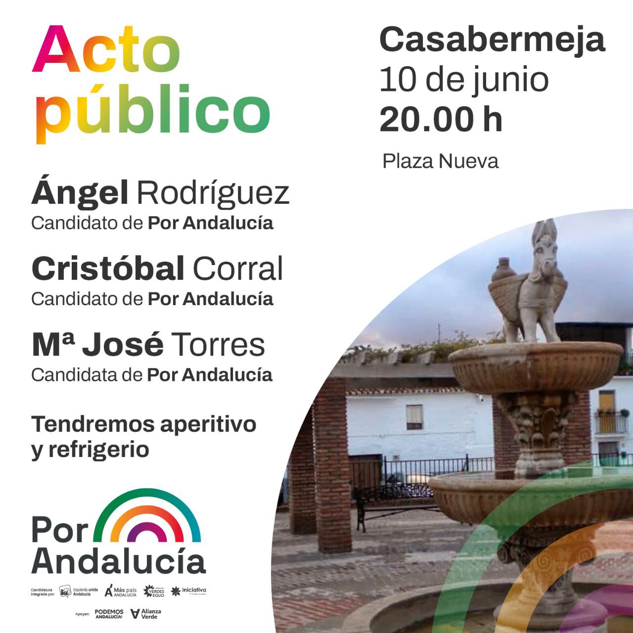 Acto Público. Elecciones andaluzas 2022 Acto Público. Elecciones andaluzas 2022 Verdes Equo Andalucía