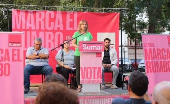 Isabel Galavís en el acto de campaña de SUMAR Isabel Galavís en el acto de campaña de SUMAR Verdes Equo Andalucía