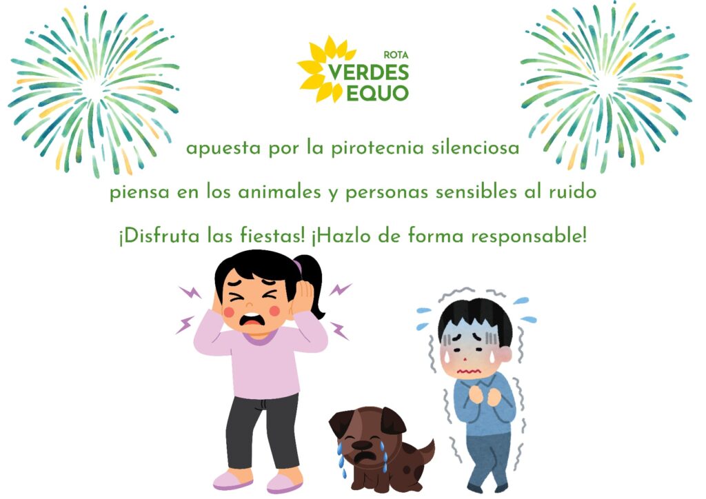 Verdes Equo propone al gobierno local la creación de una comisión para usar pirotecnia silenciosa en los fuegos artificiales Verdes Equo propone al gobierno local la creación de una comisión para usar pirotecnia silenciosa en los fuegos artificiales Verdes Equo Andalucía