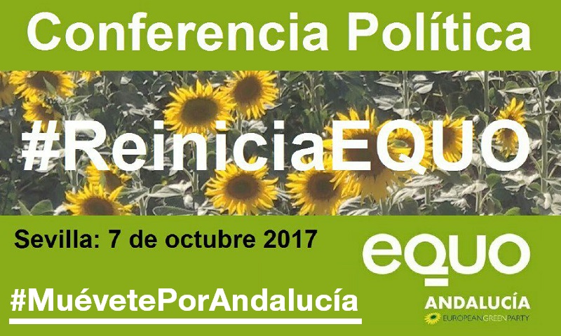 Conferencia política: el lugar donde decidiremos cómo concurrimos a las elecciones andaluzas Verdes Equo Andalucía