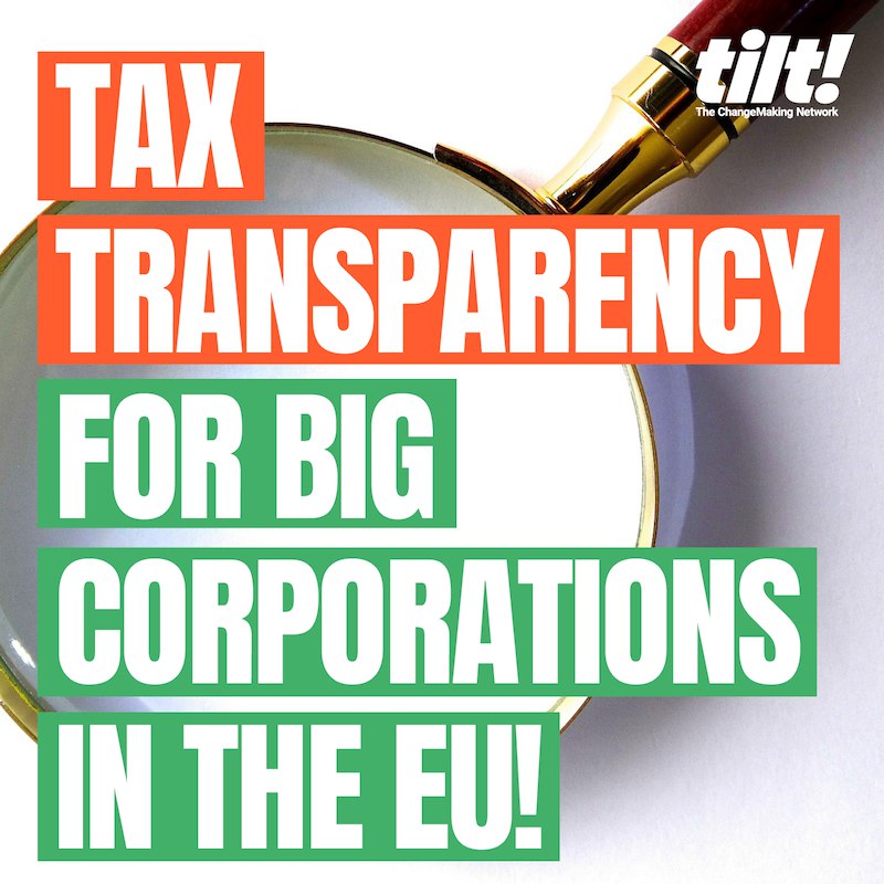 ¡Apoya la transparencia fiscal para las grandes empresas en la UE! Verdes Equo Andalucía