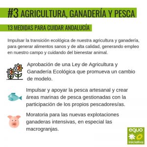 EQUO Verdes-Iniciativa Andalucía reivindica una transición ecológica de la agricultura y la ganadería Verdes Equo Andalucía