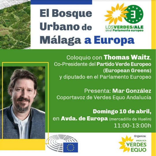 visita de Thomas Waitz, copresidente del Partido Verde Europeo y europarlamentario en el grupo Verdes-ALE a Andalucía visita de Thomas Waitz, copresidente del Partido Verde Europeo y europarlamentario en el grupo Verdes-ALE a Andalucía Verdes Equo Andalucía